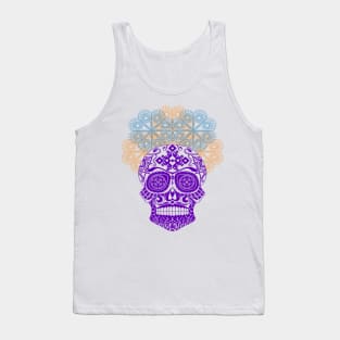 skull in rose candy ecopop Tank Top